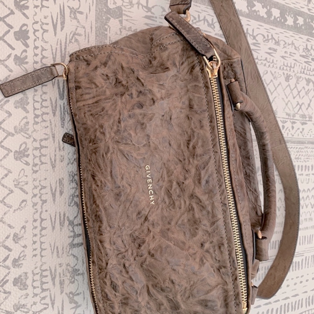Givenchy Pandora Bag Distressed Leather Large Satchel